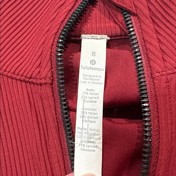Lululemon Movement to Movement Jacket - Dark Sport Red - Picture 3 of 10